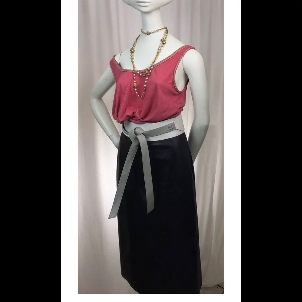 Vintage Leather skirt